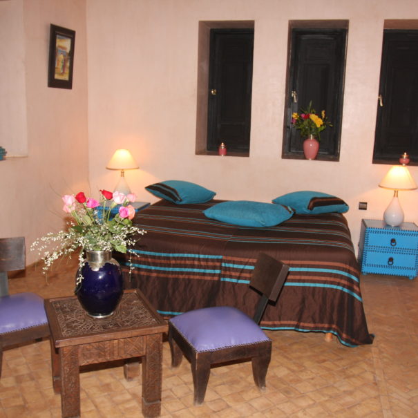 Photo de la chambre turquoise - Villa Catherine